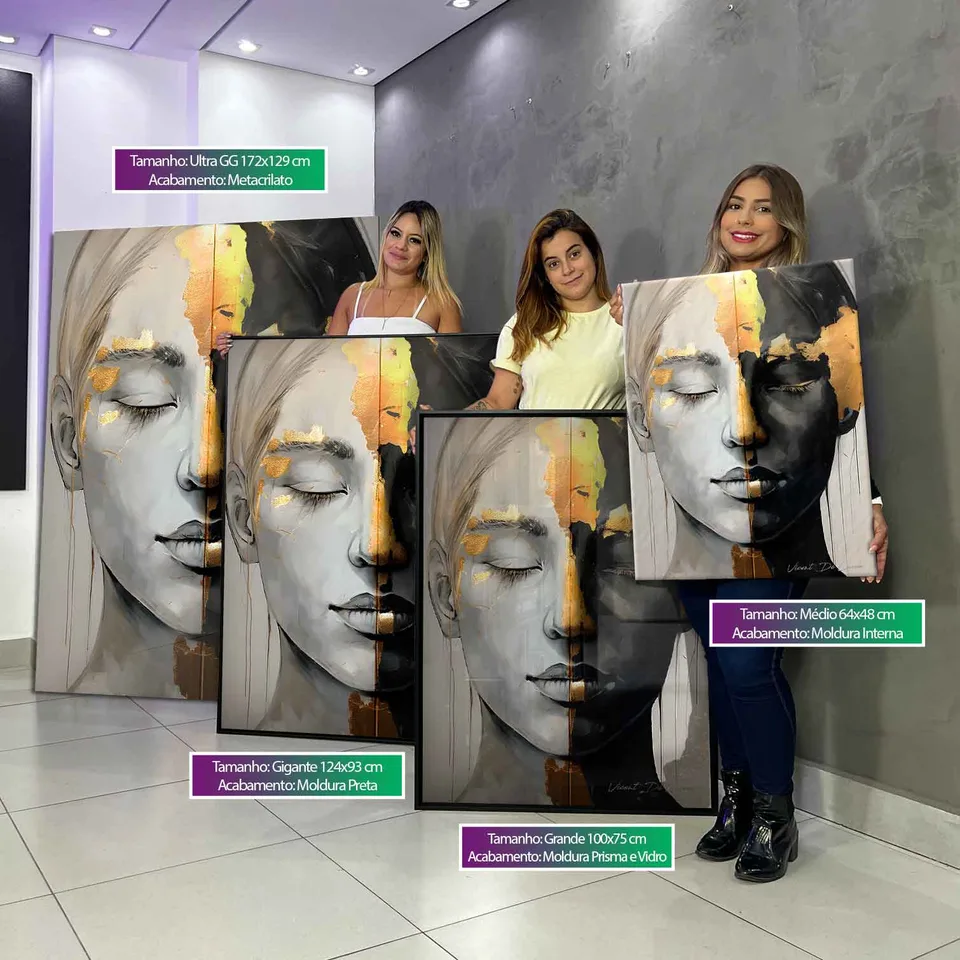 Quadro Dualismo Elegante, de Vicent de Lucca — foto 3