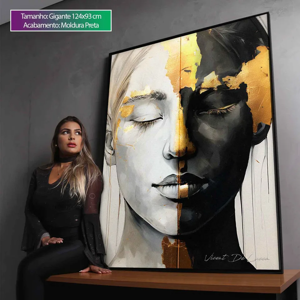Quadro Dualismo Elegante, de Vicent de Lucca — foto 4