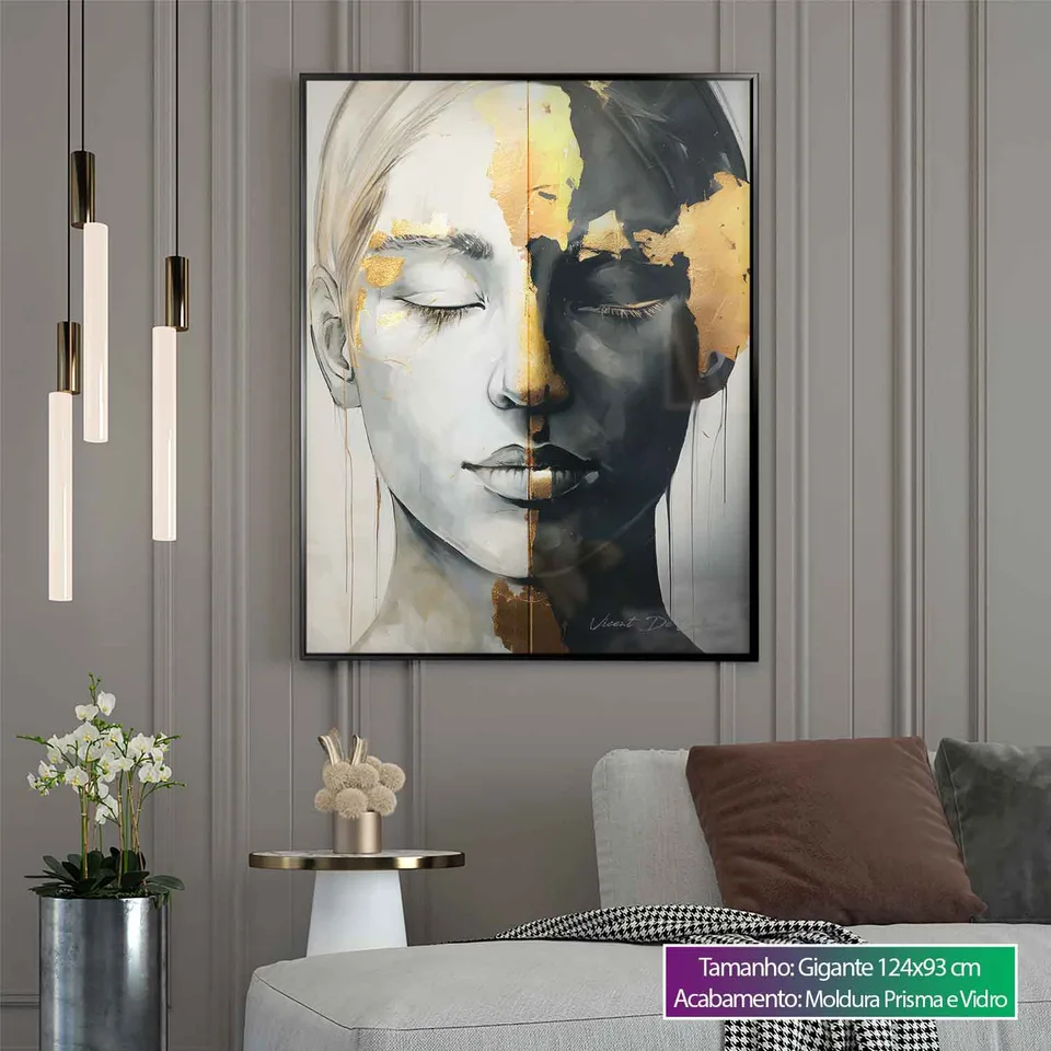 Quadro Dualismo Elegante, de Vicent de Lucca — foto 8