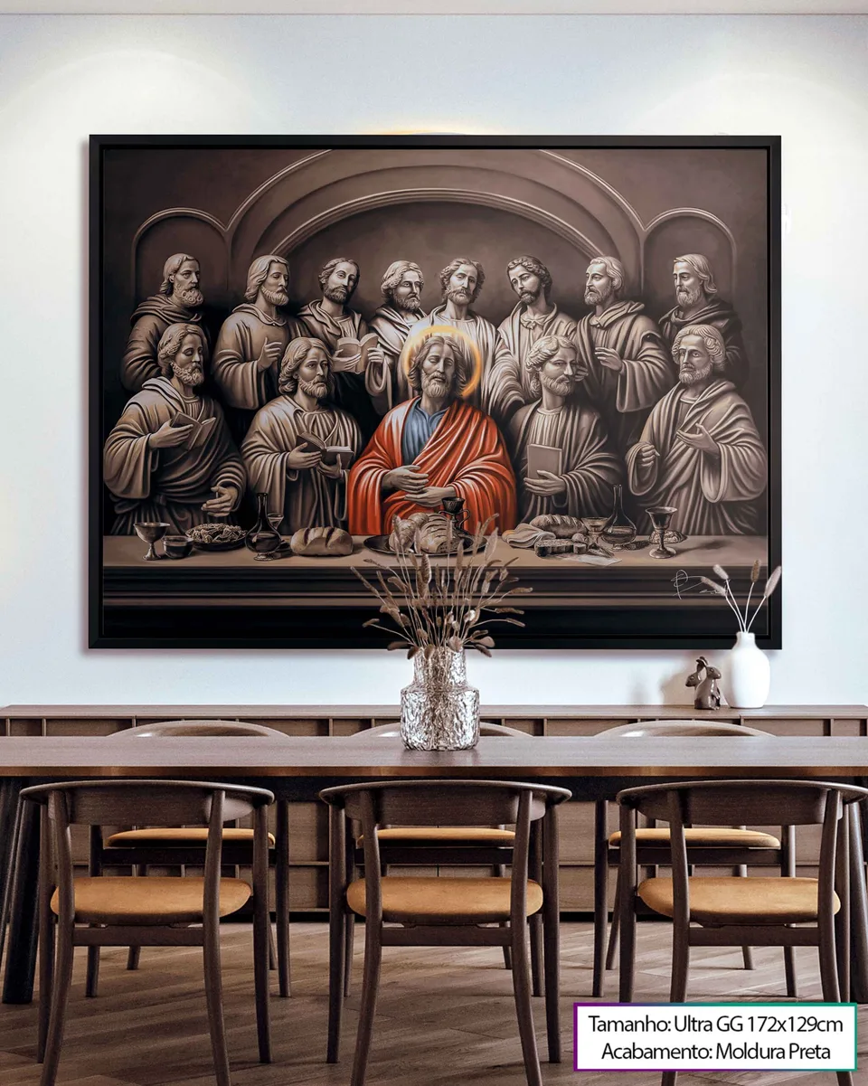 Quadro Jesus e os Discípulos