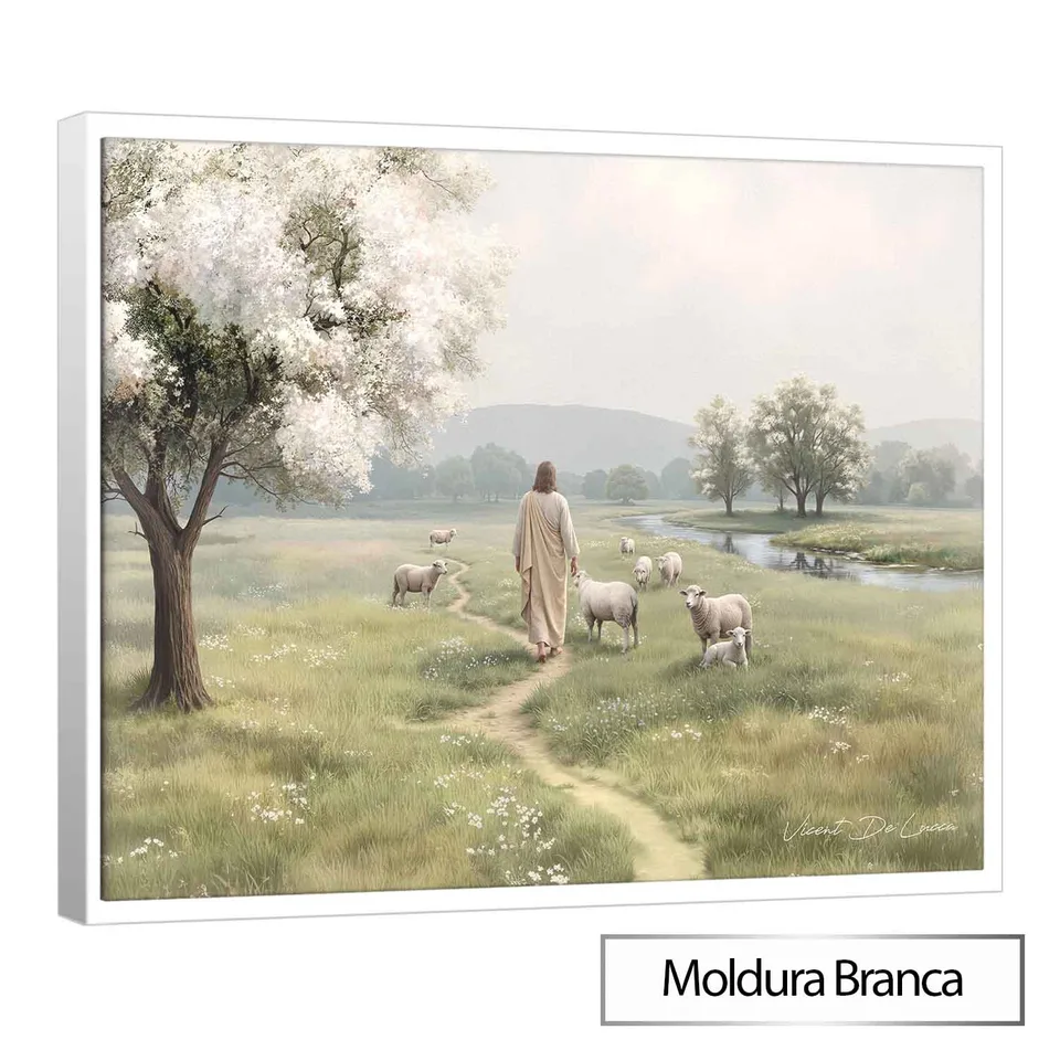 Quadro O Pastor entre as Ovelhas