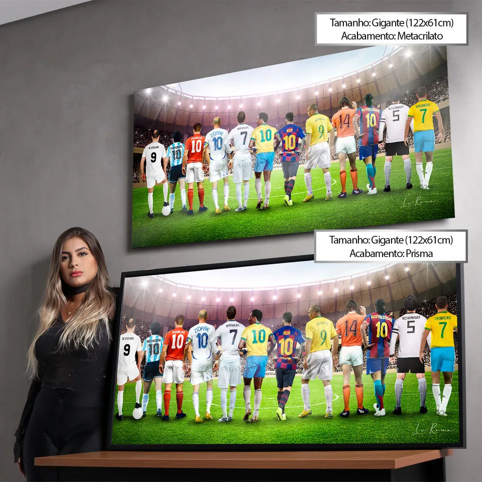 Quadro As Lendas do Futebol — foto 8