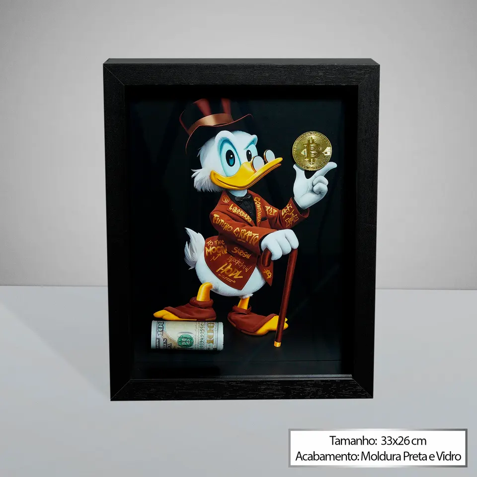 The Duck's Bitcoin — Mini 33x26cm