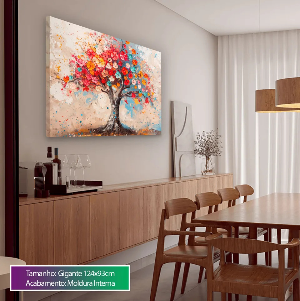 Quadro Árvore Alegria Floral — foto 9