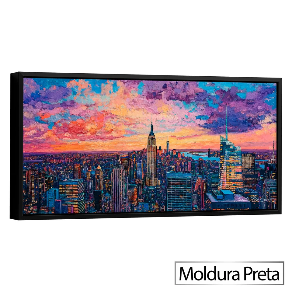 7081 Quadro Nova York ao Nascer do Sol (2)