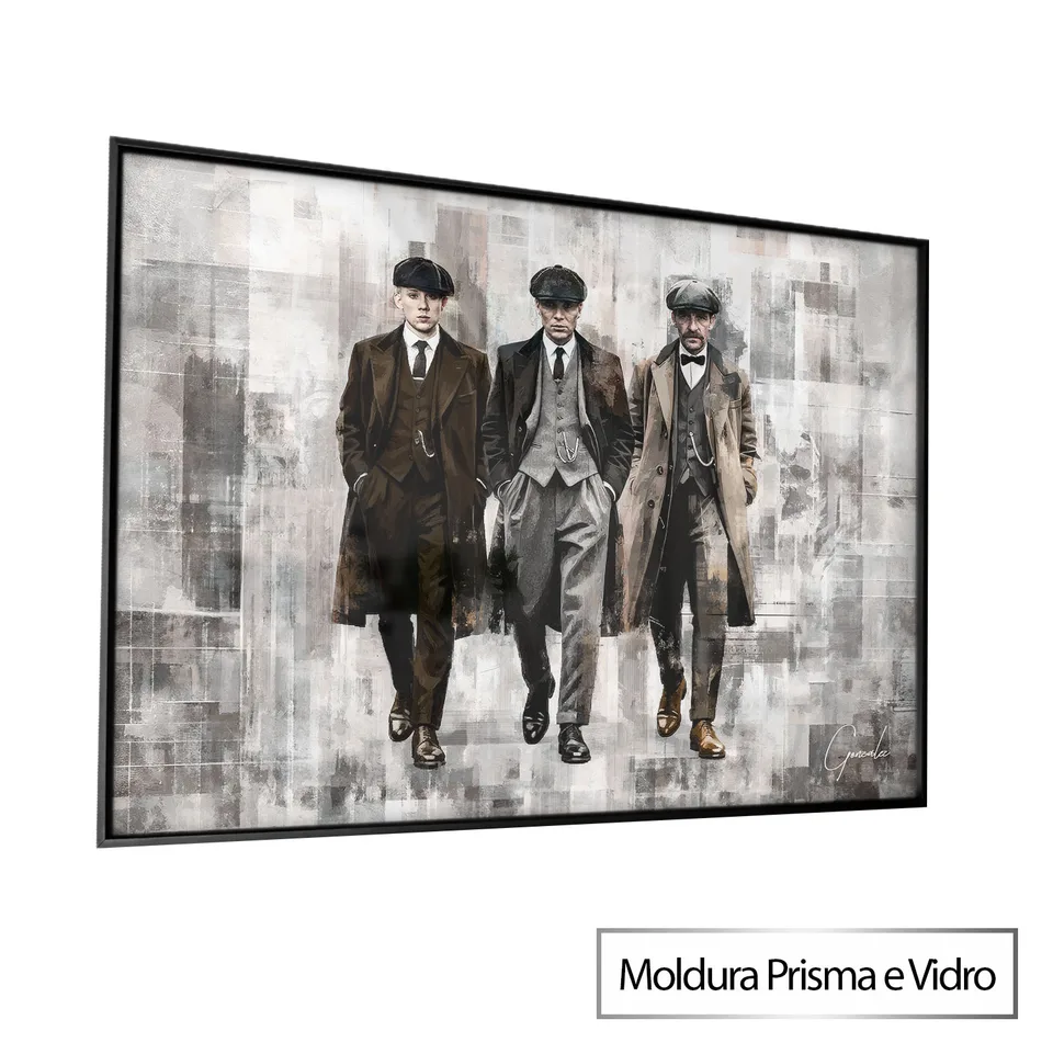 Quadro Os Peaky Blinders Grid Art