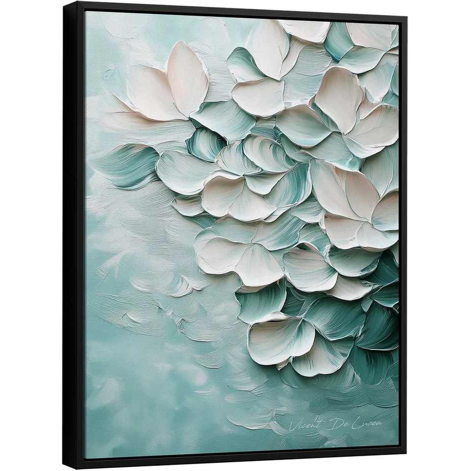 Quadro Abstrato Pétalas ao Vento Capa