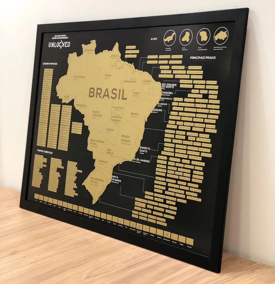Mapa do Brasil de Raspar Unlocked — foto 9