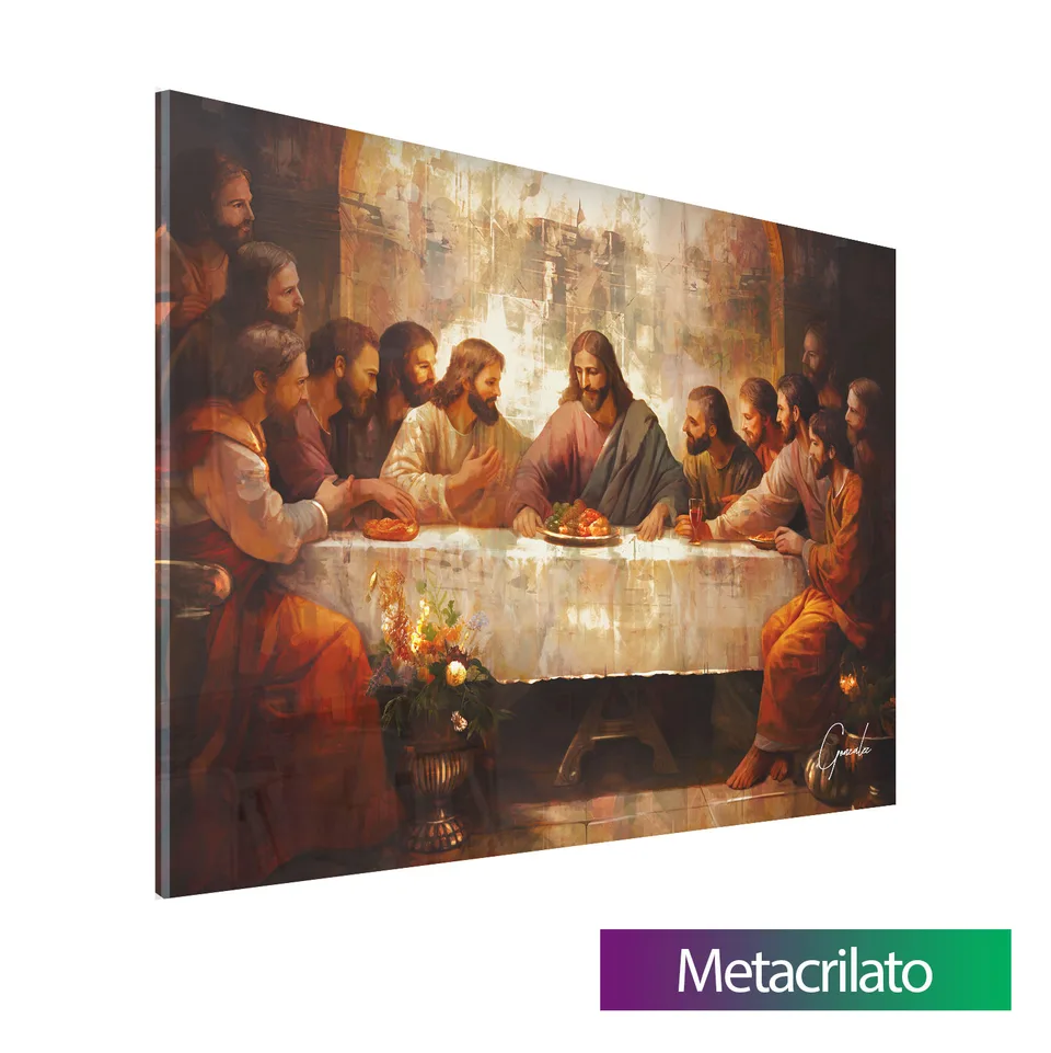 Quadro Santa Ceia Strati D'Arte — foto 11