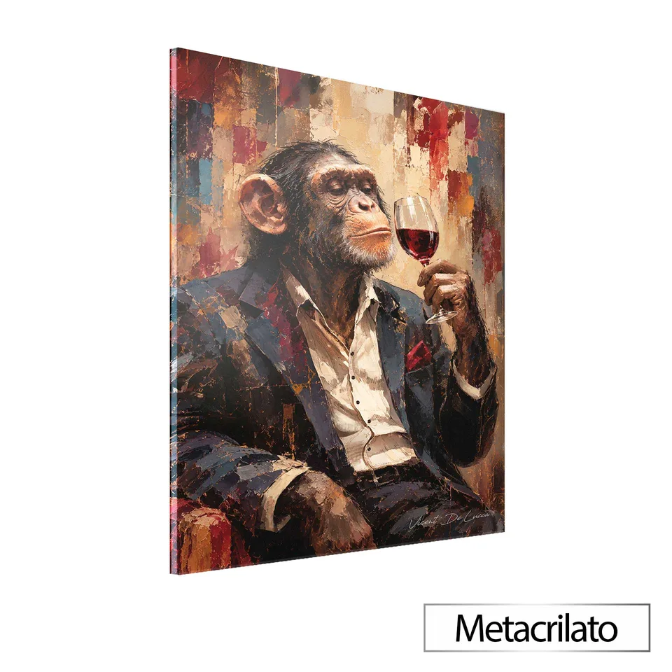 Quadro Macaco e o Vinho — foto 9