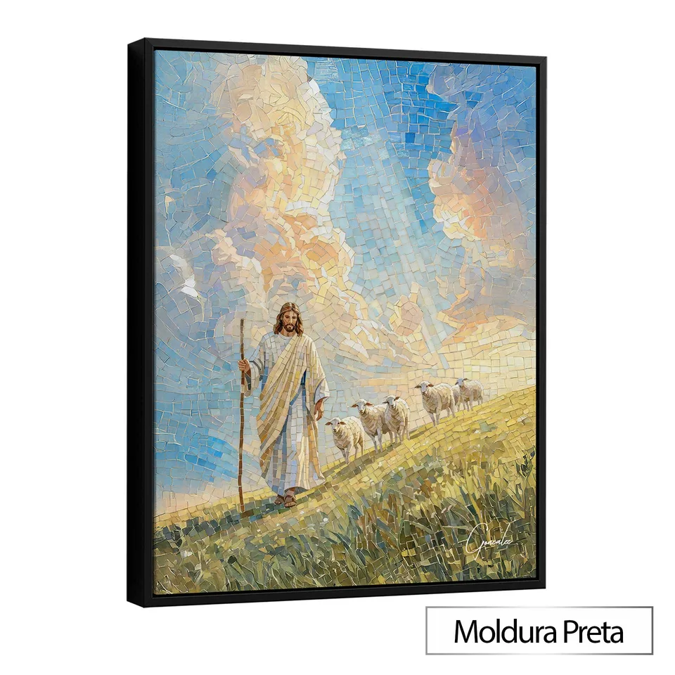 pastor celestial — iluminação etérea sagrada