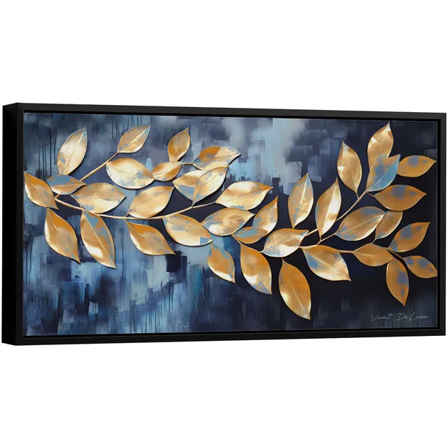 Quadro Ramo Dourado - Quadros Abstratos | QuadrosDecorativos.com