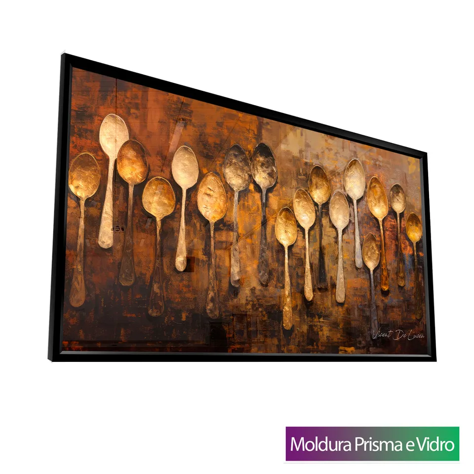 8844 Quadro Colheres de Bronze (5)