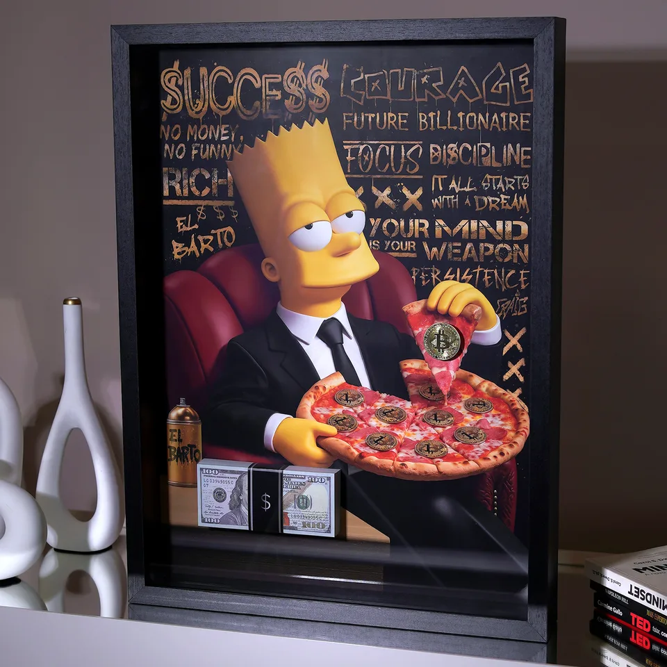 Quadro El Barto Pizza Bitcoin, de CRAIG — foto 4