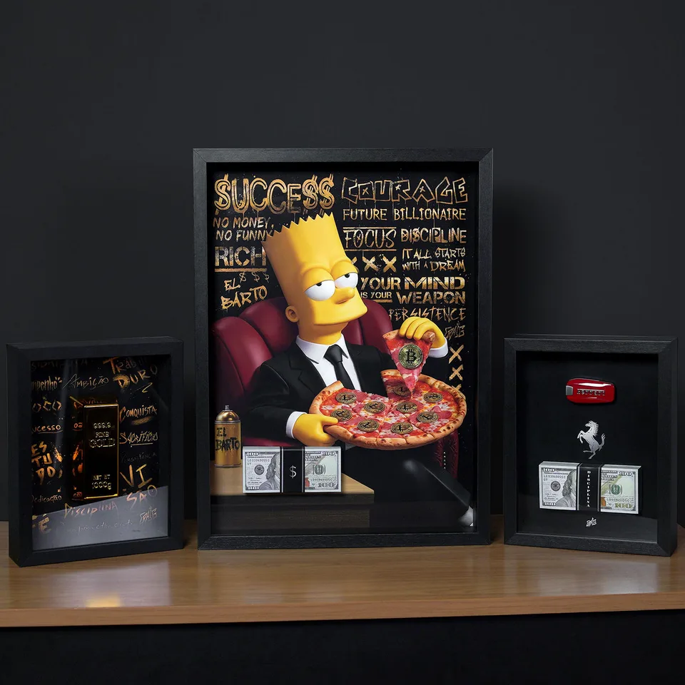 Quadro El Barto Pizza Bitcoin, de CRAIG — foto 5