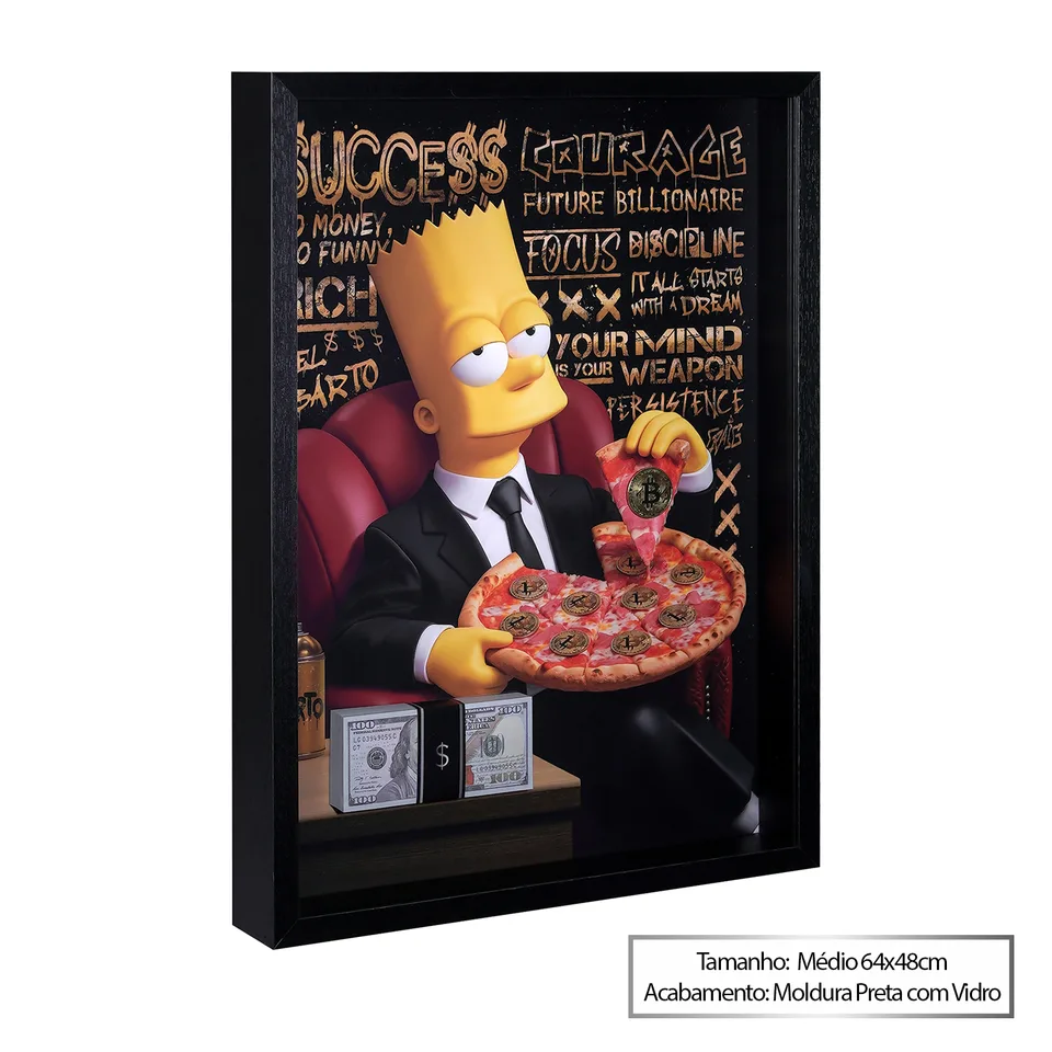 Quadro El Barto Pizza Bitcoin, de CRAIG — foto 8