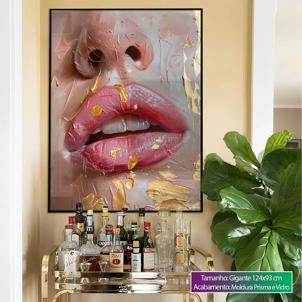 Quadro Encanto Rosé para sala, de Vicent de Lucca — foto 2