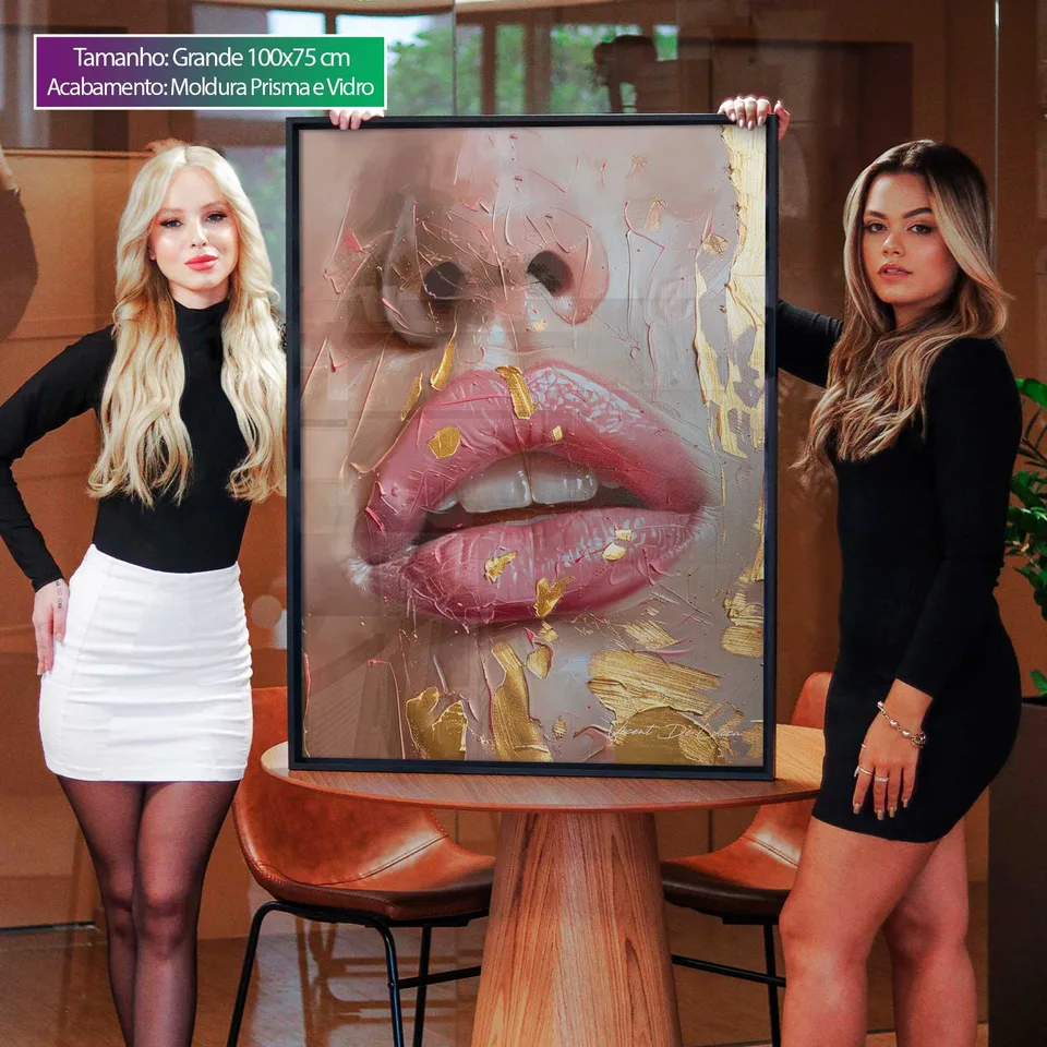 Quadro Encanto Rosé para sala, de Vicent de Lucca — foto 6