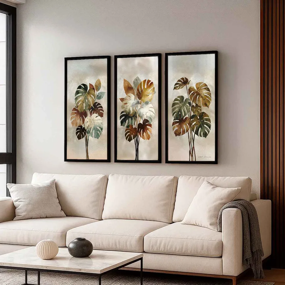 Quadro Essência Tropical 3 Peças, de Vicent de Lucca — foto 2