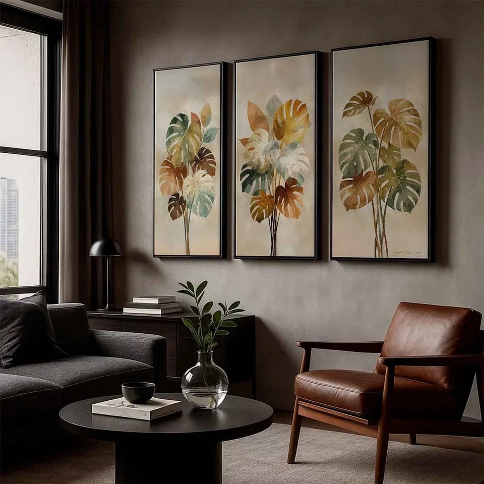 Quadro Essência Tropical 3 Peças, de Vicent de Lucca — foto 4