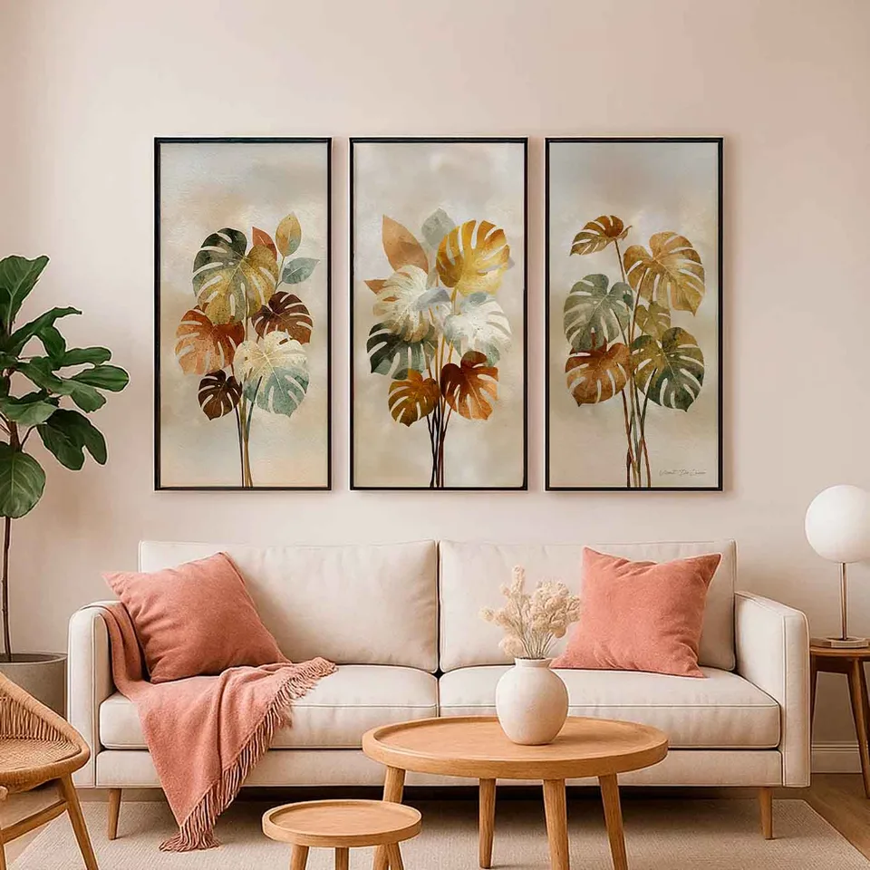 Quadro Essência Tropical 3 Peças, de Vicent de Lucca — foto 5