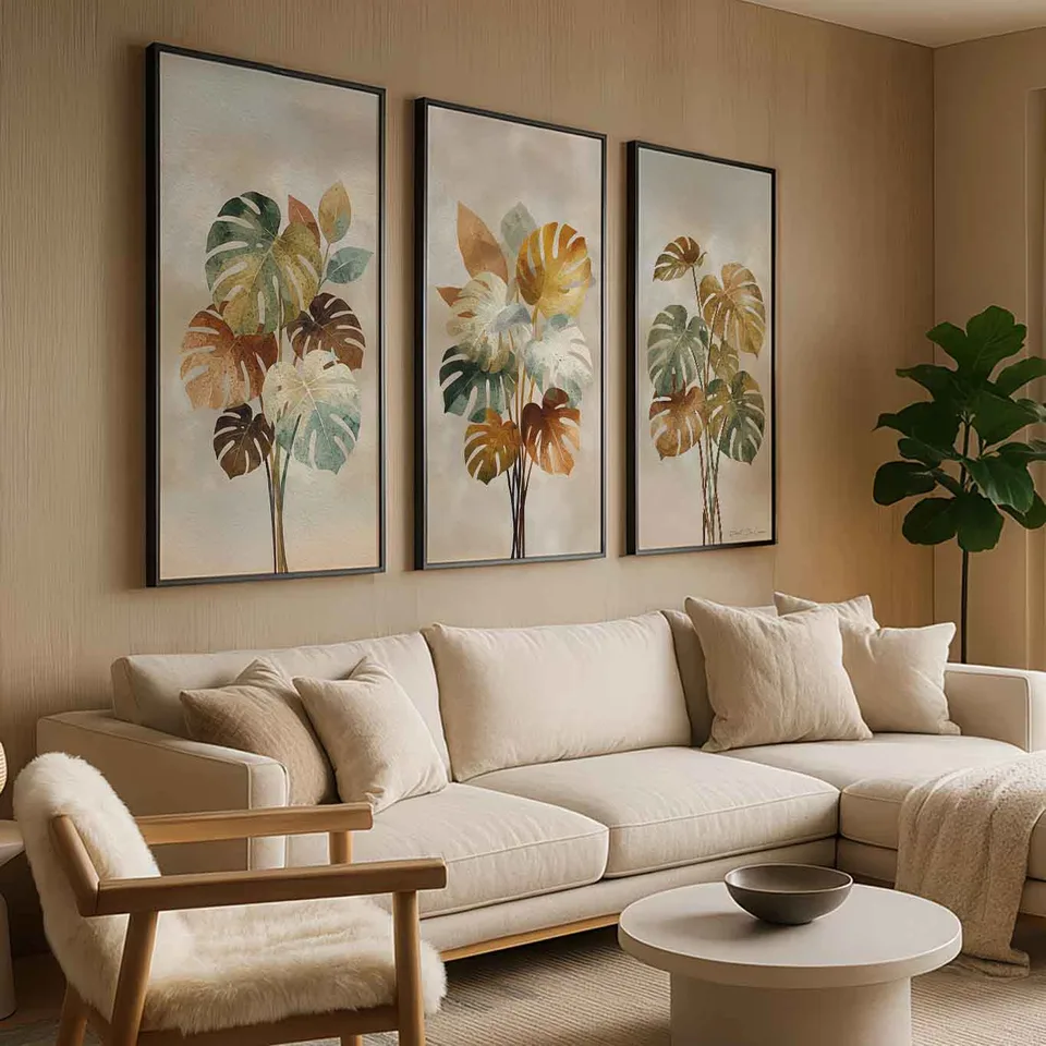 Quadro Essência Tropical 3 Peças, de Vicent de Lucca — foto 7