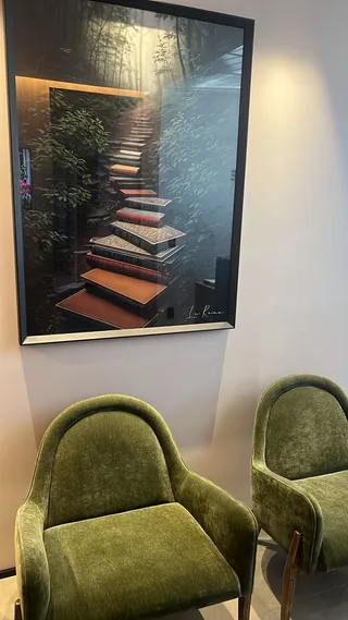 Quadro O Caminho do Conhecimento na casa de Thaís F A Padovani