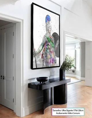 Quadros decorativos Deusa Athena Grafite CRAIG