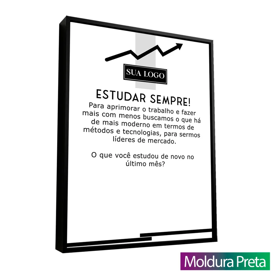 ESTUDAR SEMPRE 1 – Mockup Mold Preta