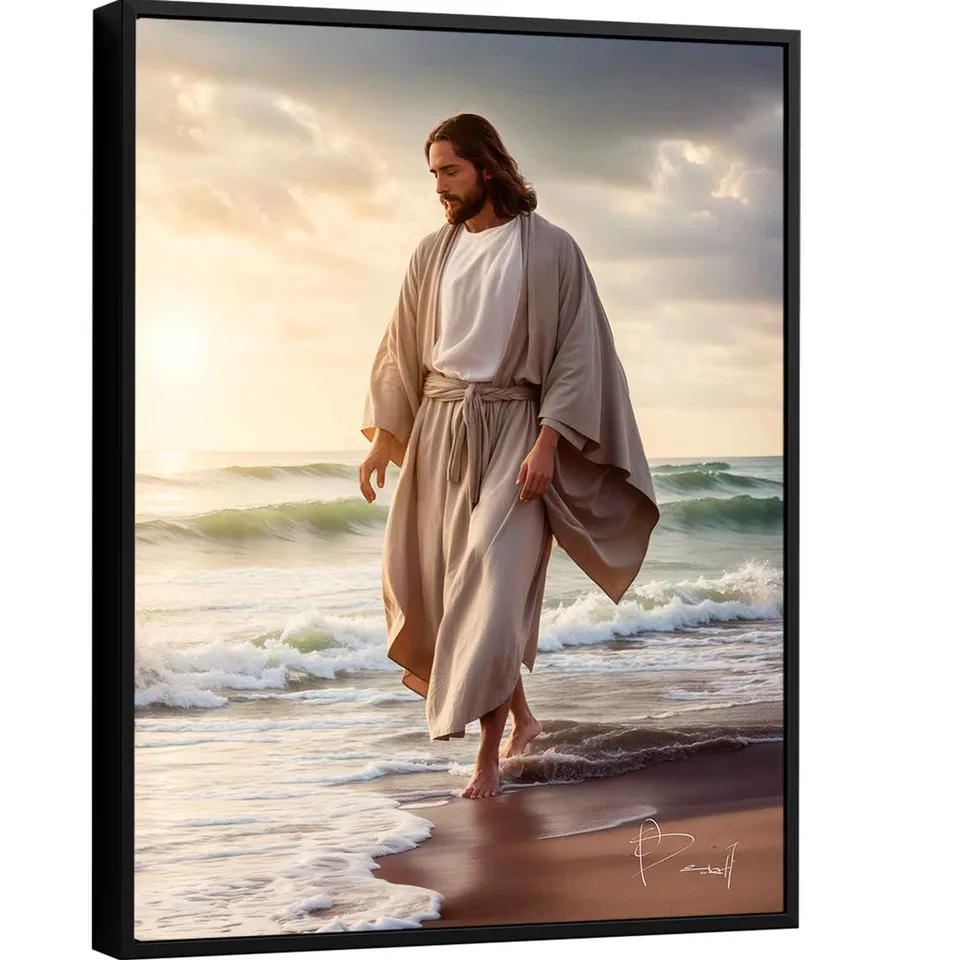 Quadro A Caminhada de Jesus - Quadros para Quarto | QuadrosDecorativos.com