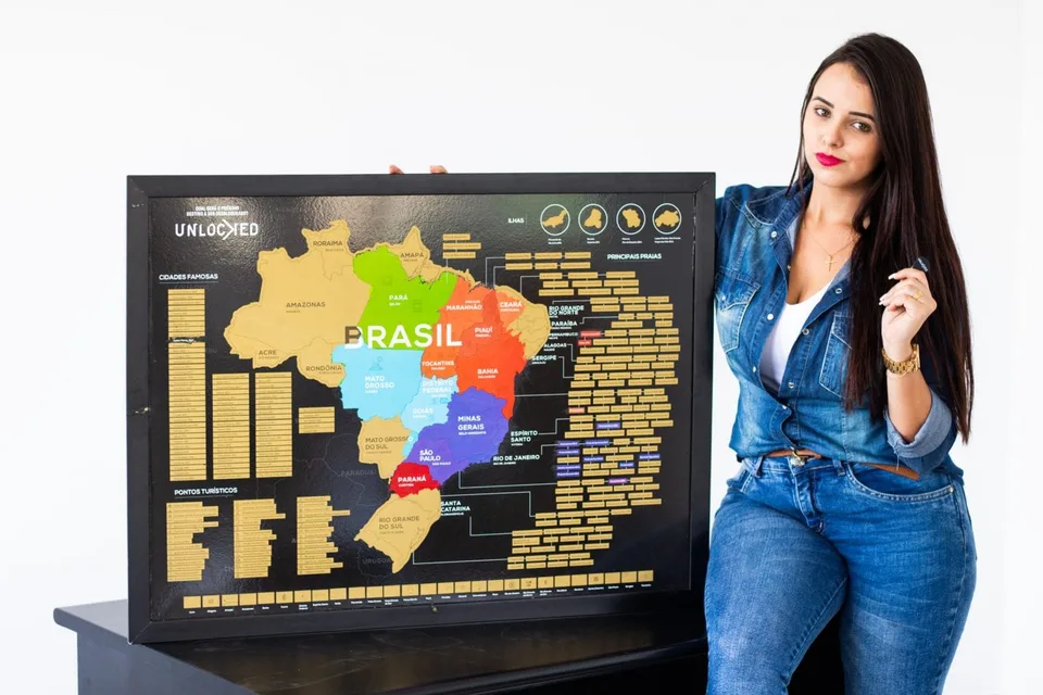 Mapa do Brasil de Raspar Unlocked — foto 12