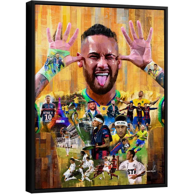 Quadro O Legado de Neymar - Quadros de Motivação | QuadrosDecorativos.com
