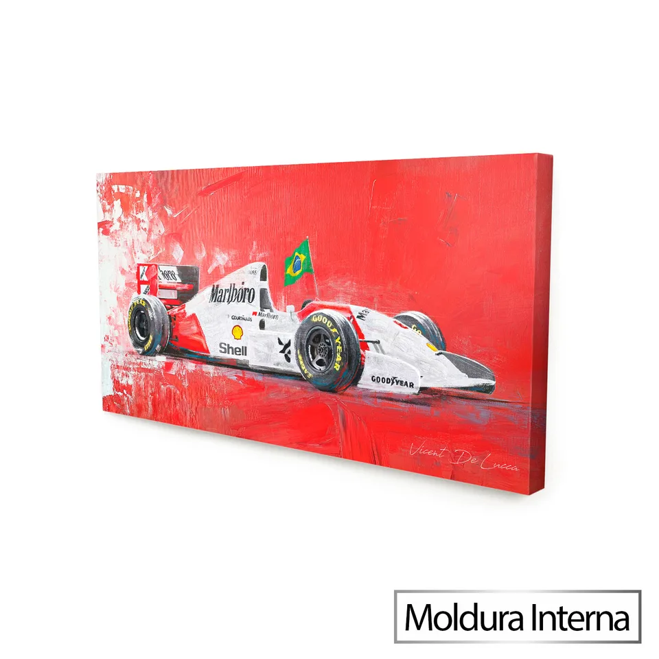 Quadro McLaren MP4/4 — Moldura Interna, Medio 68x34