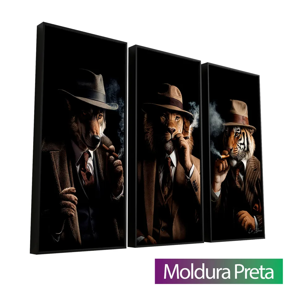 8543 PMoldura-Preta-3-peças