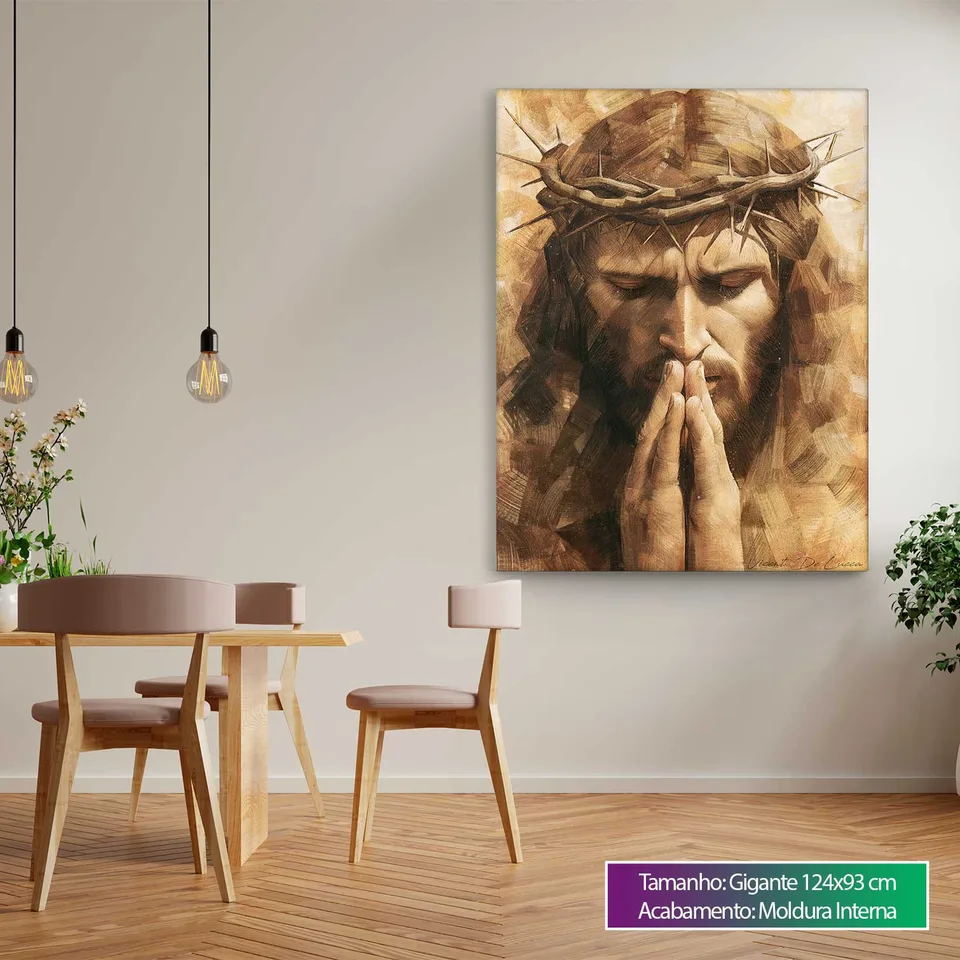 Quadro Oração de Jesus — foto 1