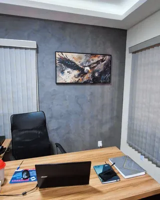 Quadro Abstrato Voo Selvagem na casa de Renato