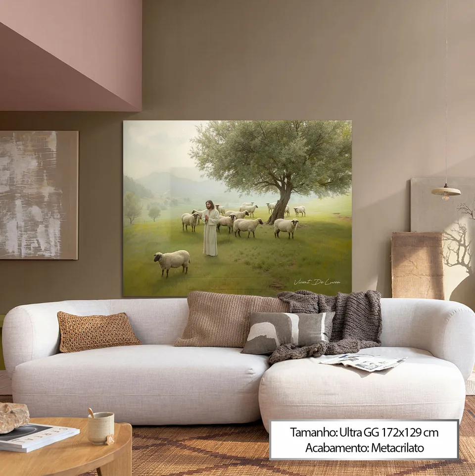 7105 Quadro Jesus e o Rebanho Sagrado (20)