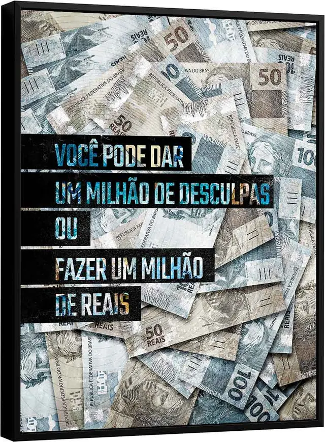 Quadro Fazendo Um Milhão de Reais