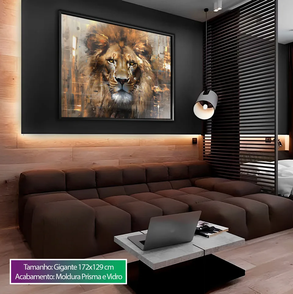 Quadro Leão Strati D'Arte — foto 11