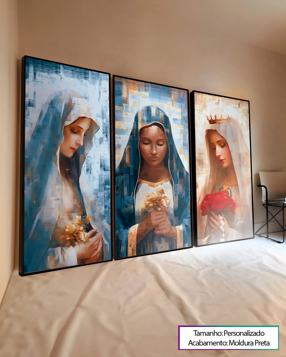 Quadro-Nossas-Senhoras-Grid-Art-3-Peças