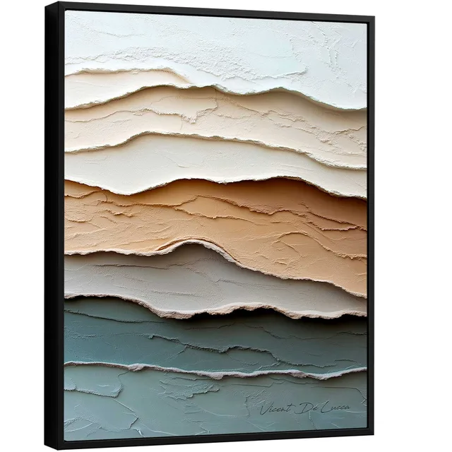 Quadro Camadas Suaves - Quadros Abstratos | QuadrosDecorativos.com