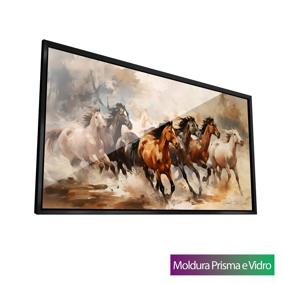 Quadro decorativo Cavalos Selvagens