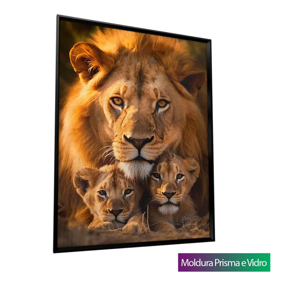 Quadro Proteção Paterna do Leão — foto 16