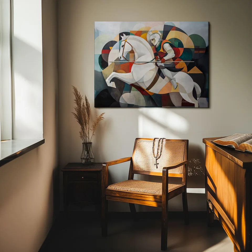 Quadro São Jorge o Cavaleiro da Luz — foto 5