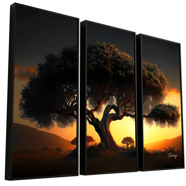 Quadro Árvore Majestosa 3 peças