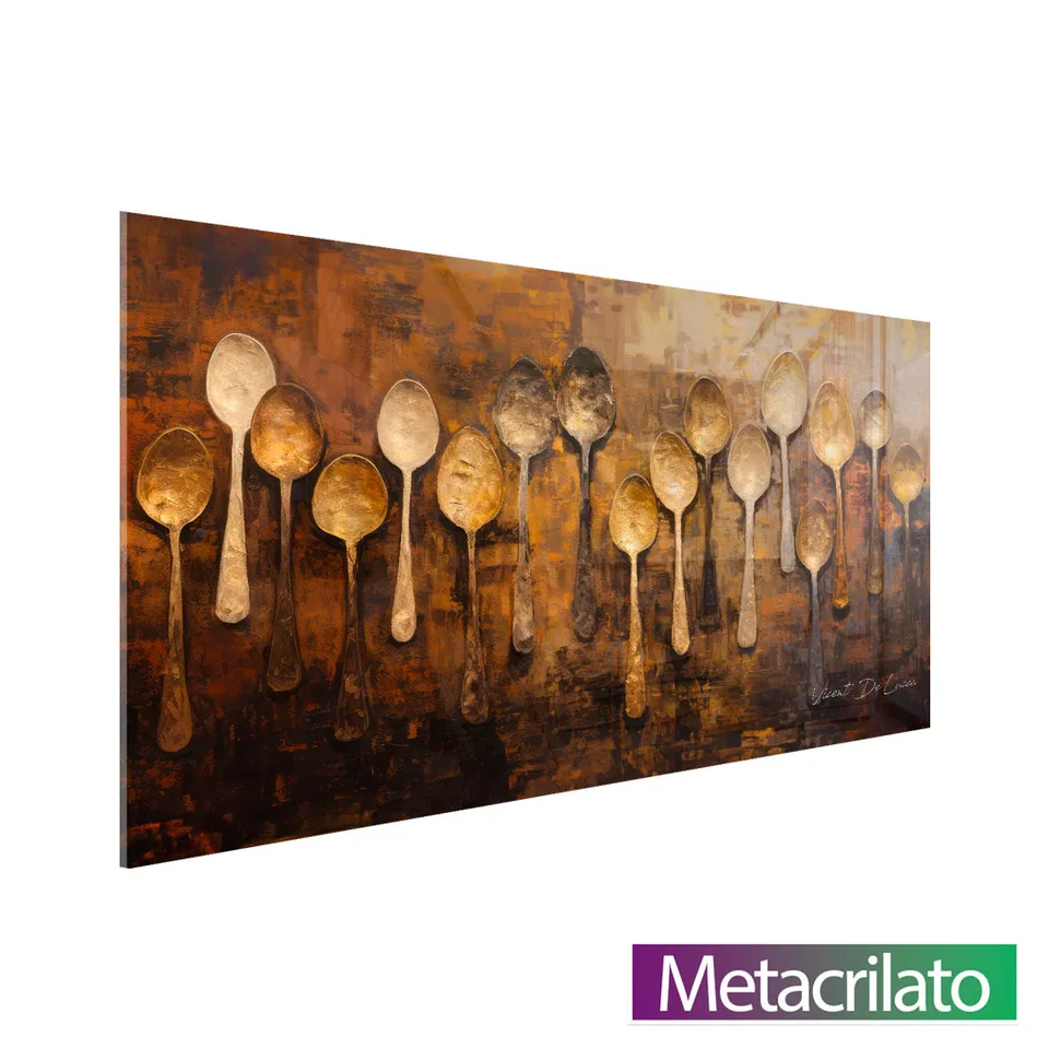 8844 Quadro Colheres de Bronze (2)