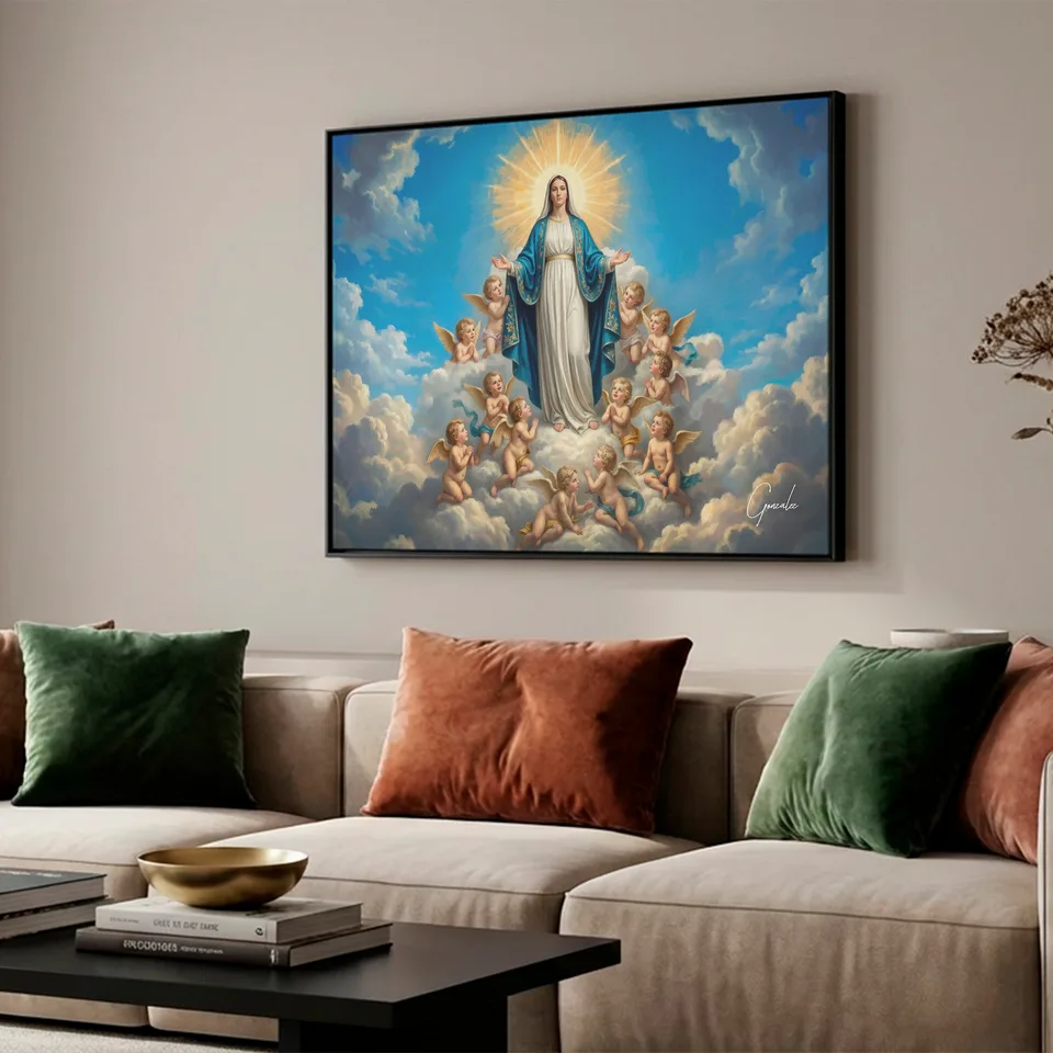quadro maria imaculada — perspectiva completa