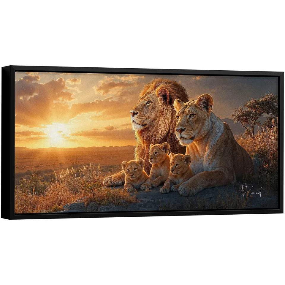 Quadro Nova Linhagem de Leões - Quadros de Motivação | QuadrosDecorativos.com