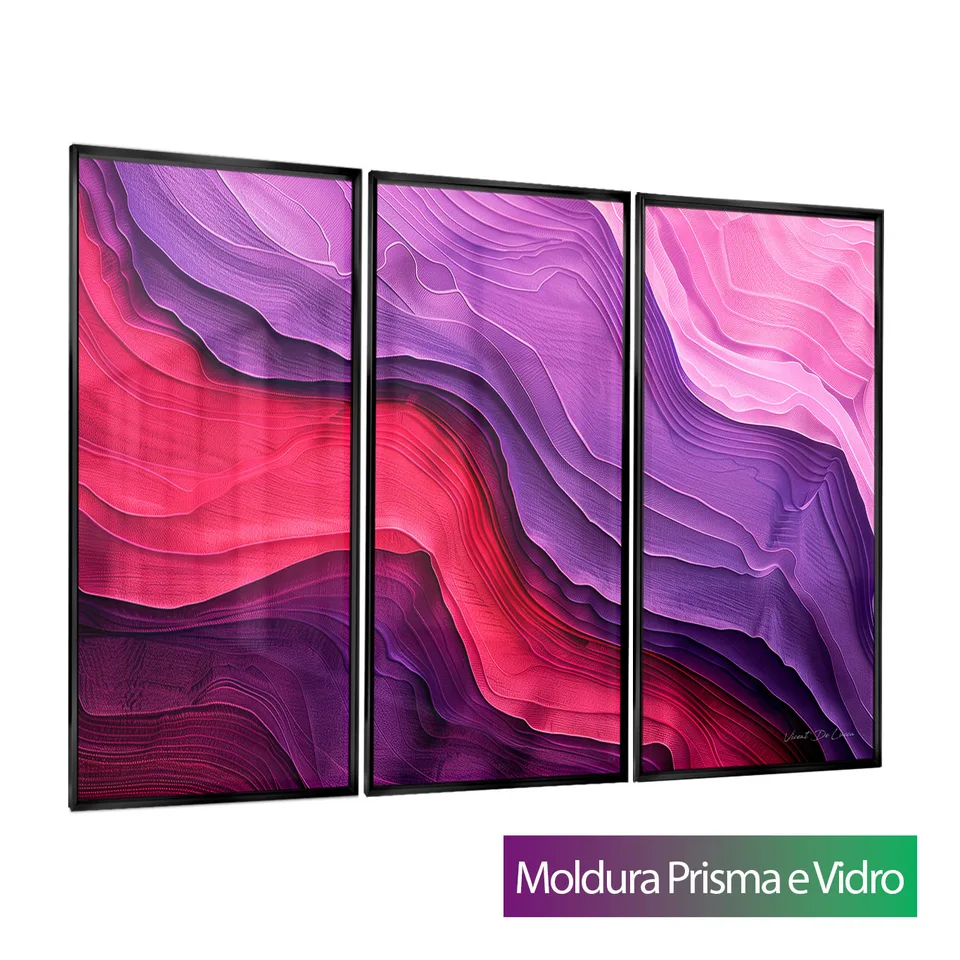 8941 Quadro Abstrato Mármore Encantado – 3 Peças (11)