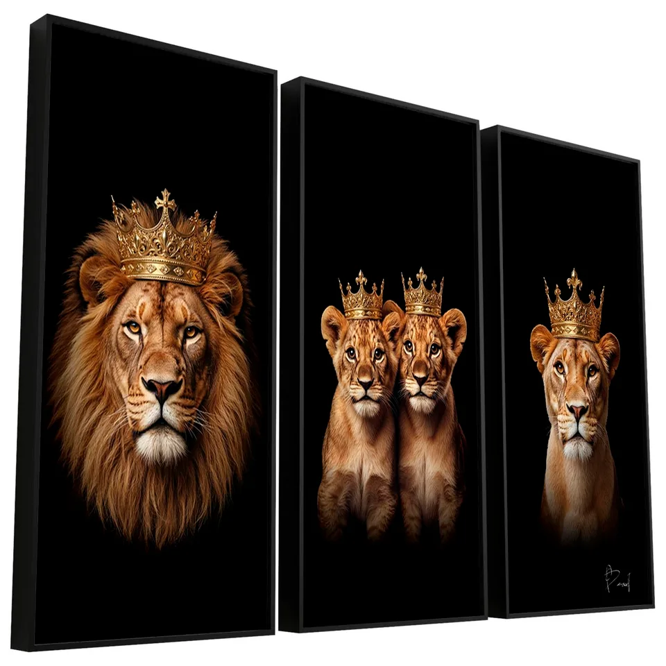 Quadro Familia Real de Leões